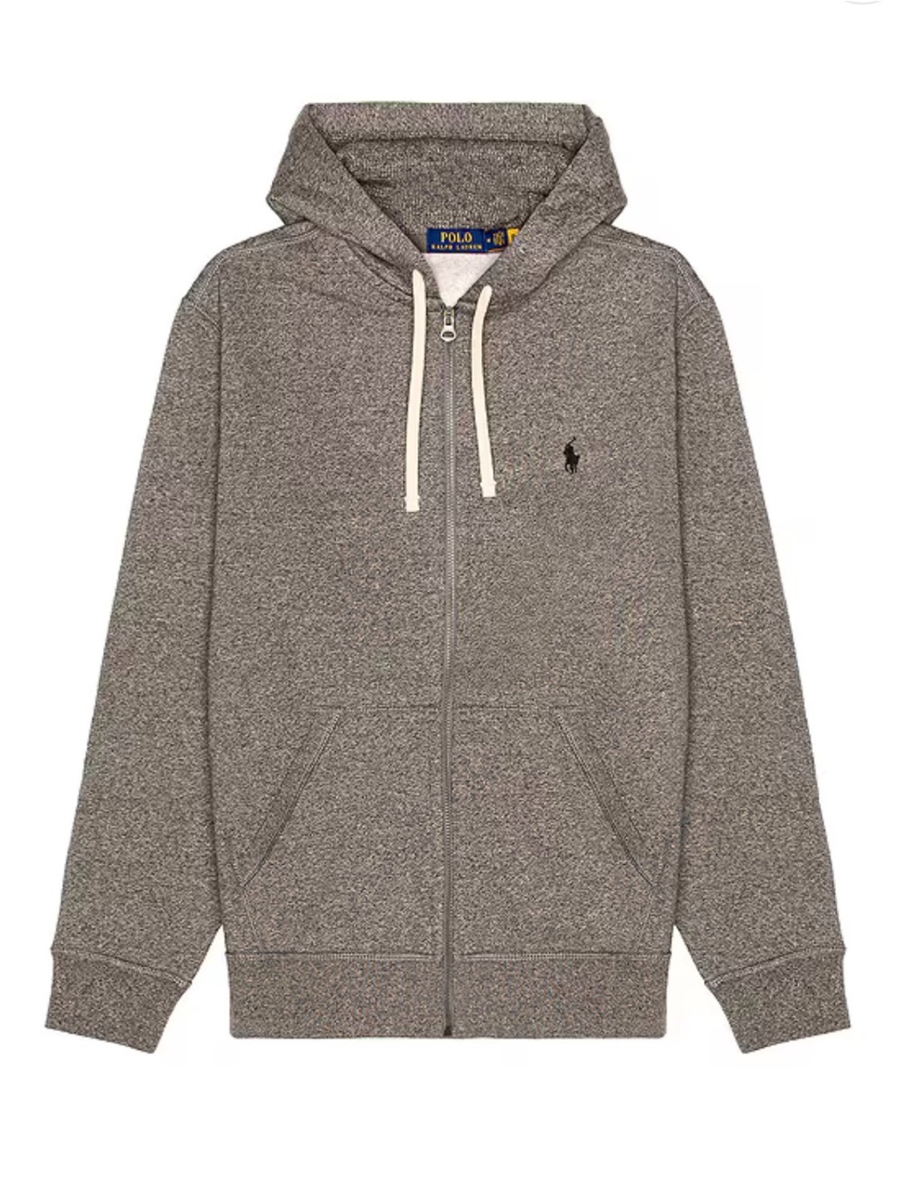 Polo Ralph Lauren Gray Fleece Full-Zip Hoodie Pony Pockets 2XLT Big & Tall